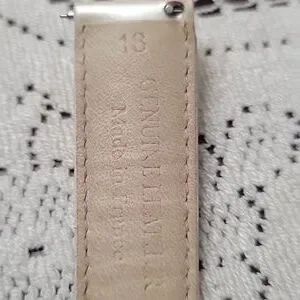Michele 18mm Pearl Off White Watch Strap Band MICHELE White Wristwatch Bands for sale | eBay main image 2